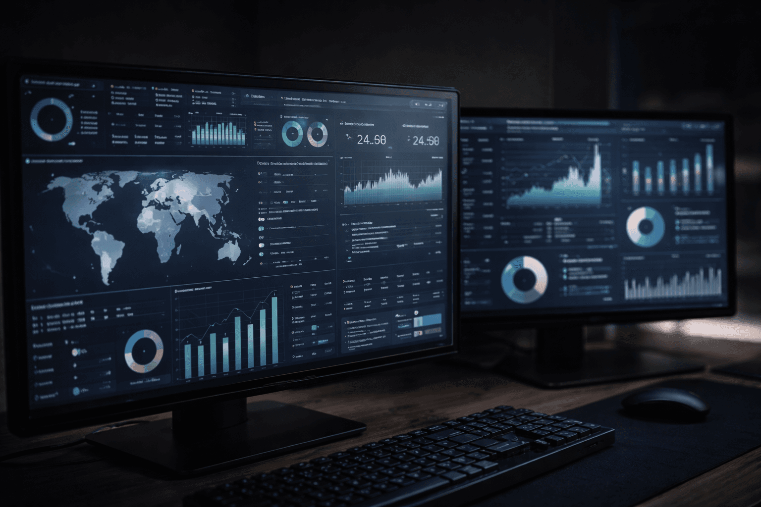 Painel esquerdo do hero